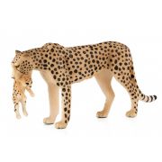 Фигурка за игра и колекциониране, Женски гепард с малко