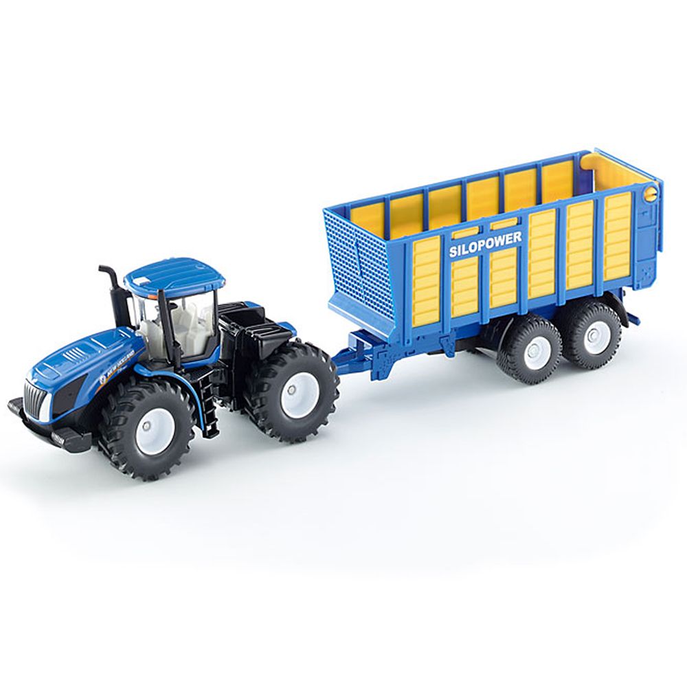 Siku, Трактор, New Holland T, с ремарке за силаж