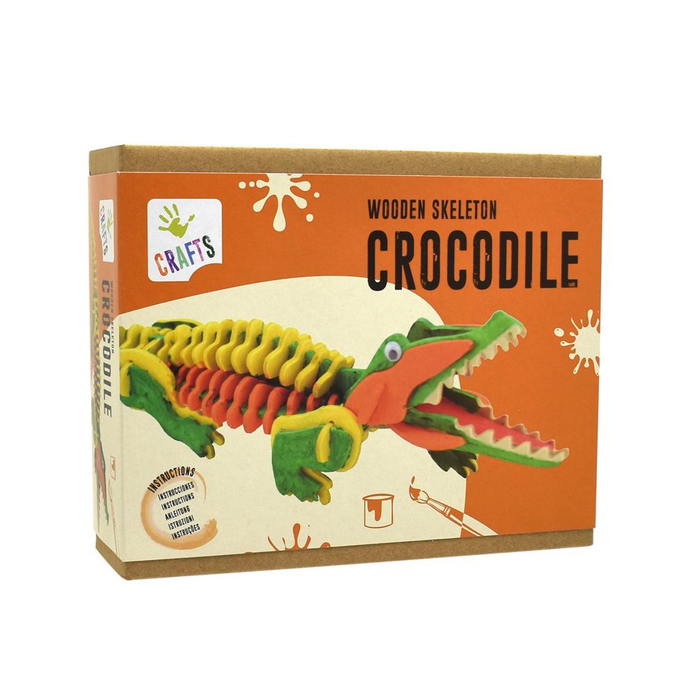 Andreu toys, Скелет на крокодил - дървен 3D пъзел