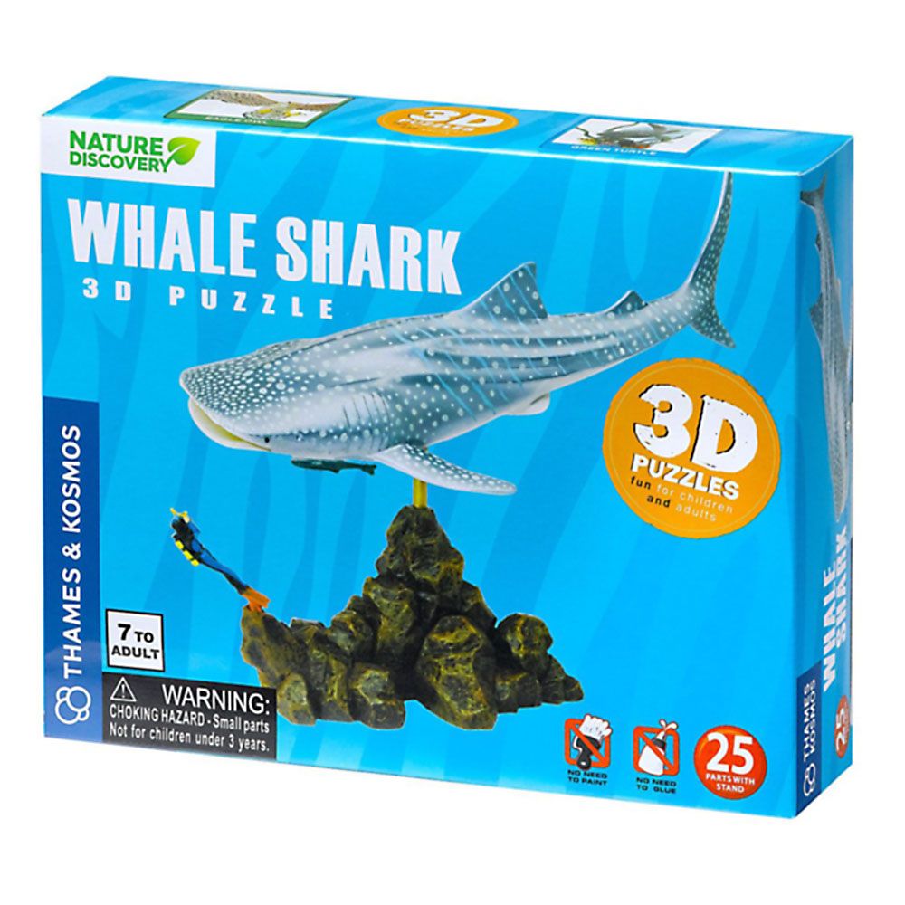 THAMES & KOSMOS, 3D пъзел, диорама, Китова акула, 25 части