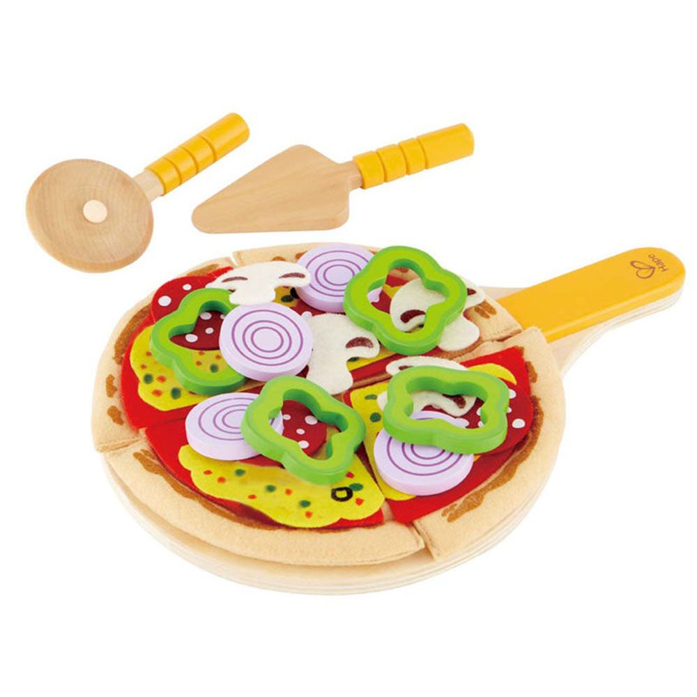 Hape, Дървен комплект, Пица Стаджони