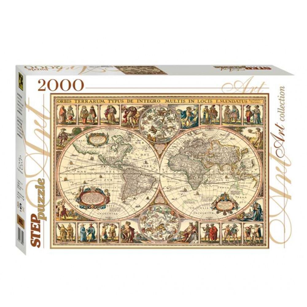 STEP Puzzle, Историческа карта на света, пъзел 2000 елемента