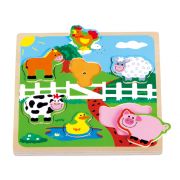 Дървен музикален пъзел, Ферма