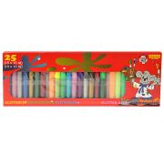 Цветно блестящо лепило, 25 броя