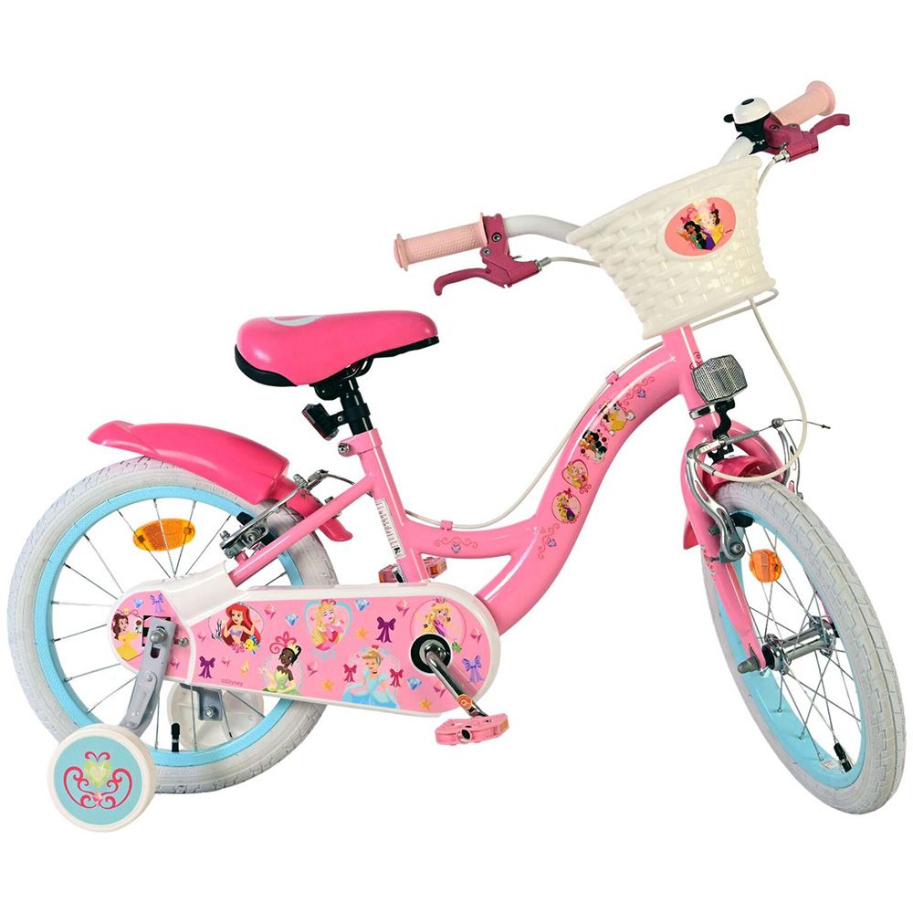 Детски велосипед с помощни колела Disney Princess, 16 инча