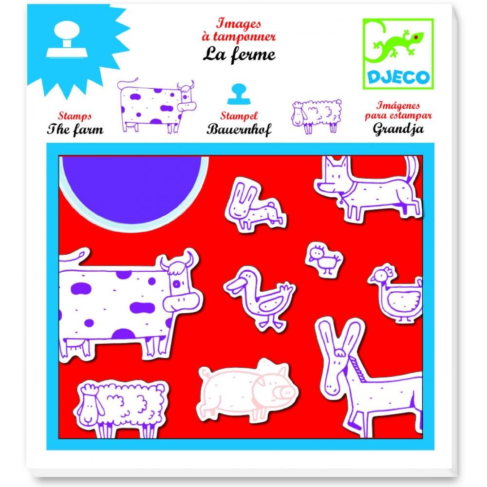 Djeco, Детски печати, Животните от фермата