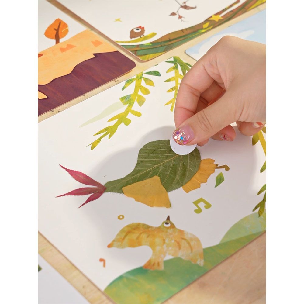 Колажи с листа