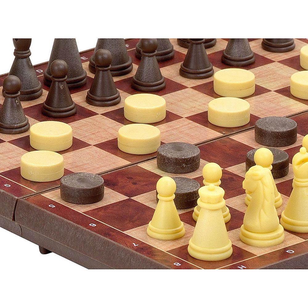 Магнитна игра, Шах и дама, малка, 16x16