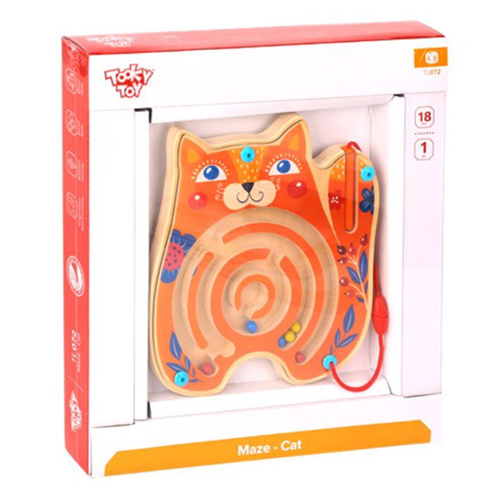 TookyToy, Дървен лабиринт с топчета, Коте