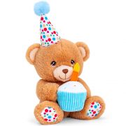 Екологична играчка, Meче, Happy Birthday, 15 см