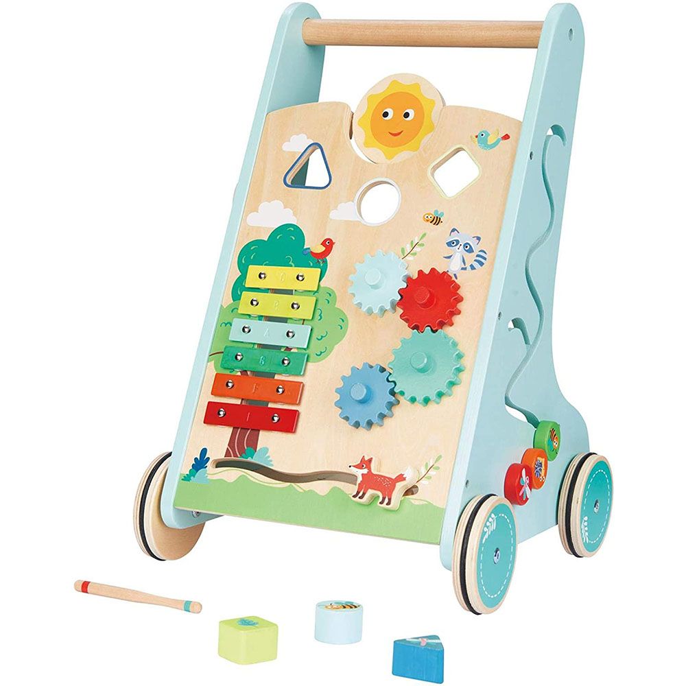 Lelin Toys, Бебешка проходилка, с часовник и активности - Гора