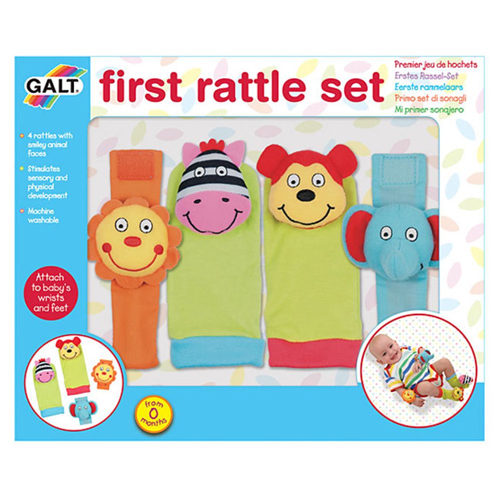 Galt Toys, Бебешки комплект с дрънкалки за крачета и ръчички