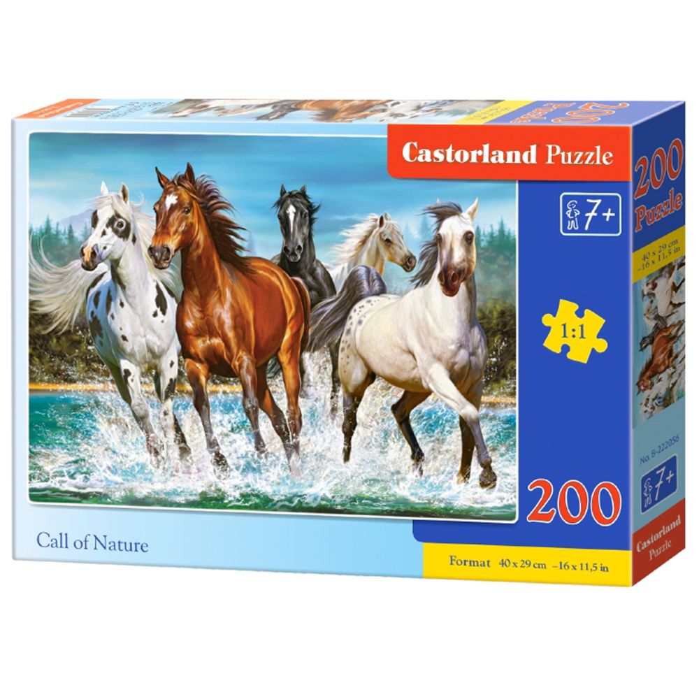 Castorland, Зов на природата, пъзел 200 части