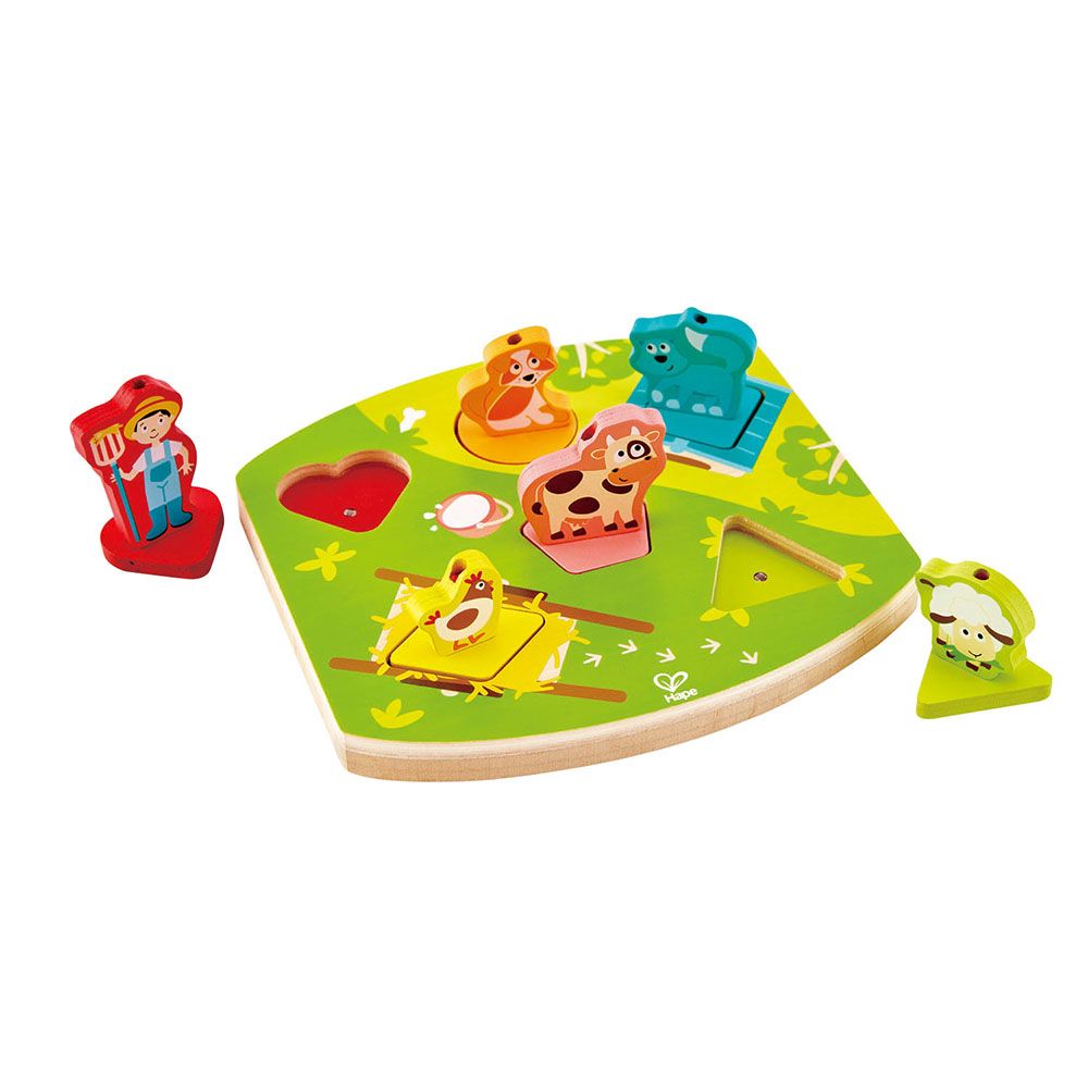 Hape, Дървен музикален пъзел, Малкият фермер
