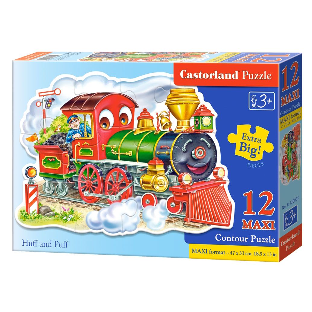 Castorland, Парен локомотив, пъзел 12 части MAXI