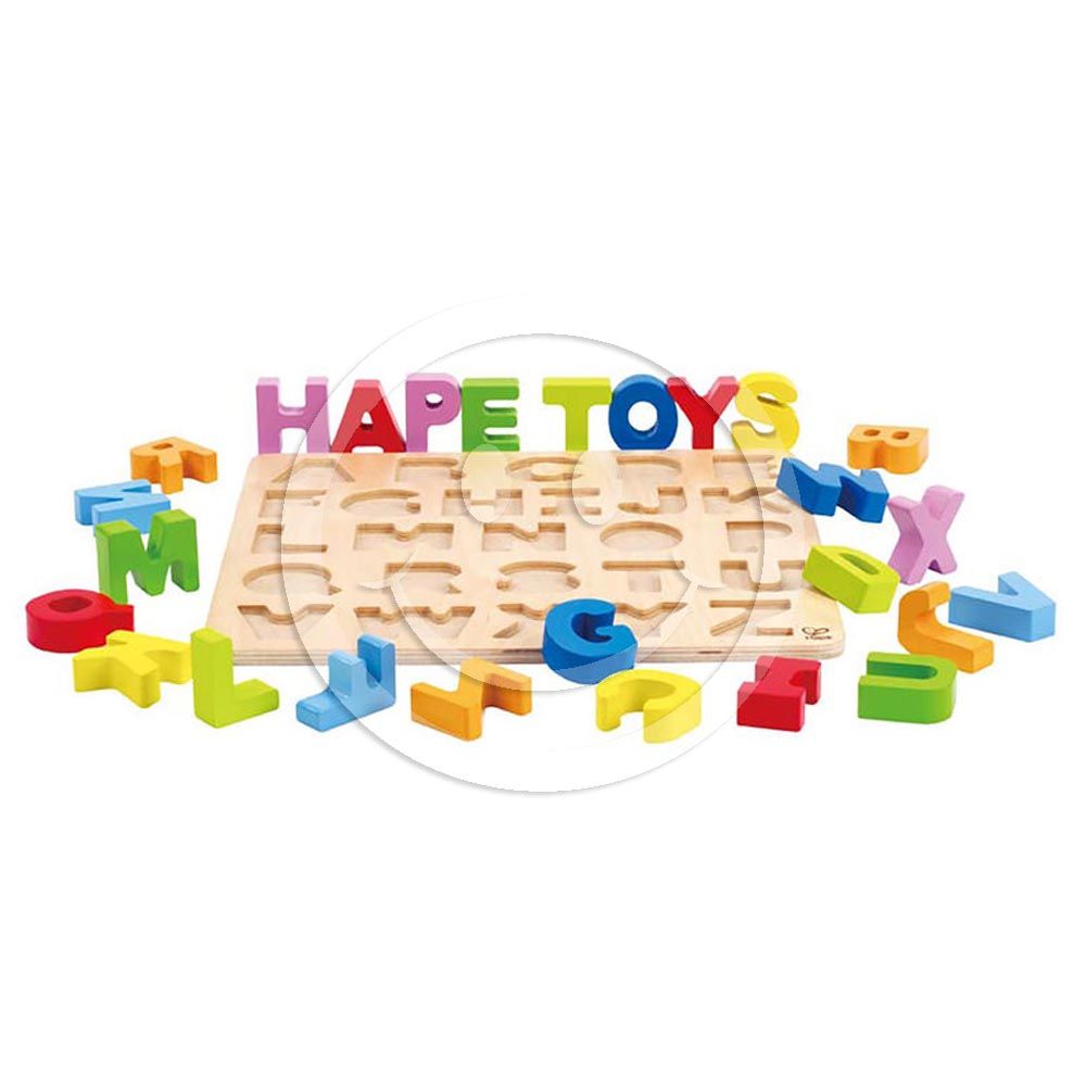 Hape, Дървен пъзел, Английската азбука - главни букви