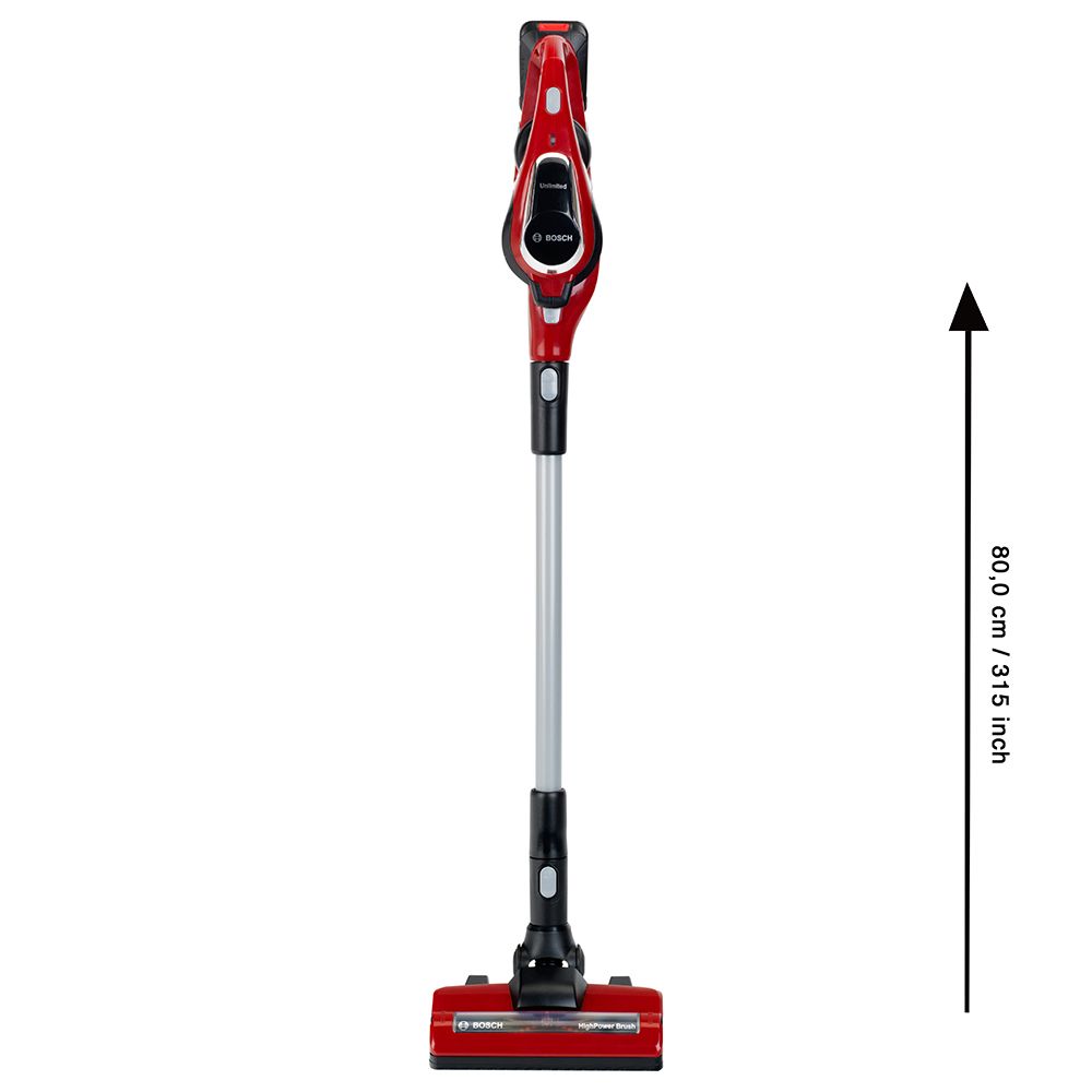 Bosch Unlimited Детска прахосмукачка, червена