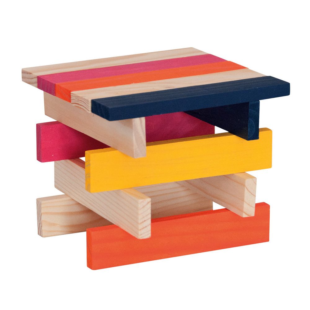 Дървени тухлички Симона, 200 елeмента