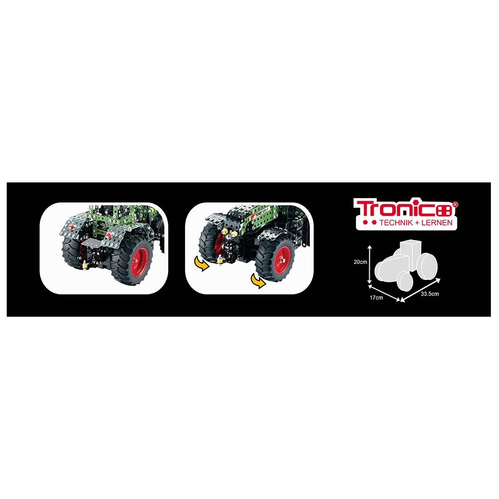 Метален конструктор, Трактор Fendt 939 Vario, с дистанционно, 790 части