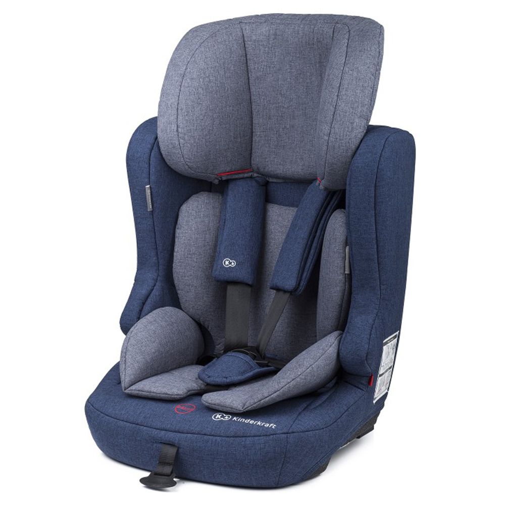 Kinderkraft, Столче за кола FIX2GO, синьо, 9-36 кг