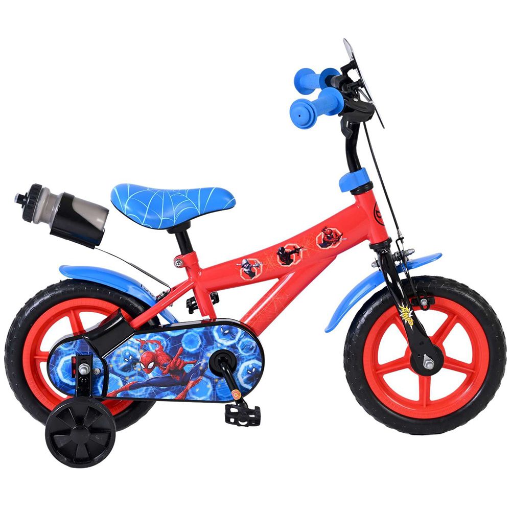 E&L Company, Детски велосипед с помощни колела, Marvel Spiderman, 12 инча