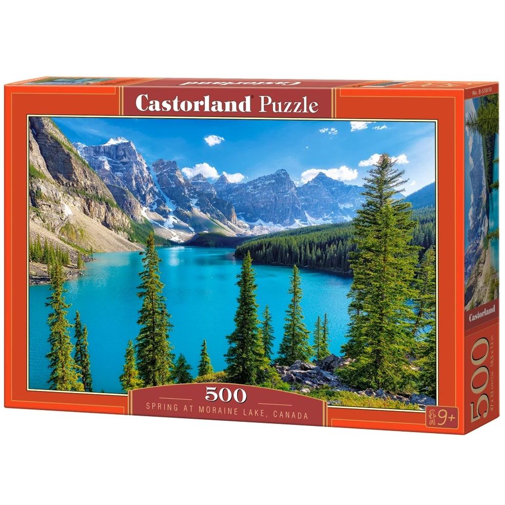 Castorland, Пролет в езерото Морейн, Канада, пъзел 500 части