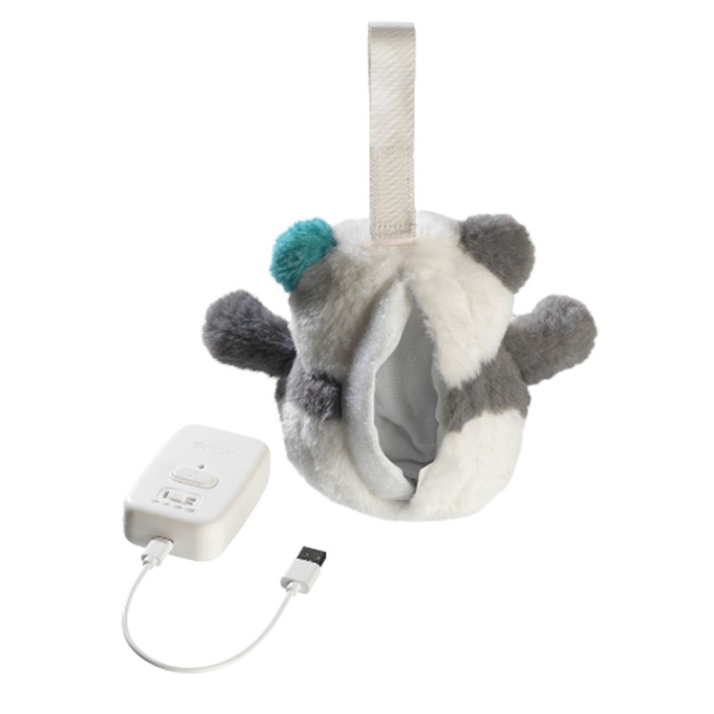Мини пандата Пип Делукс с БЯЛ ШУМ, бебешка играчка за сън