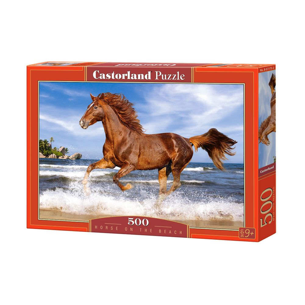 Castorland, Кон на плажа, пъзел 500 части