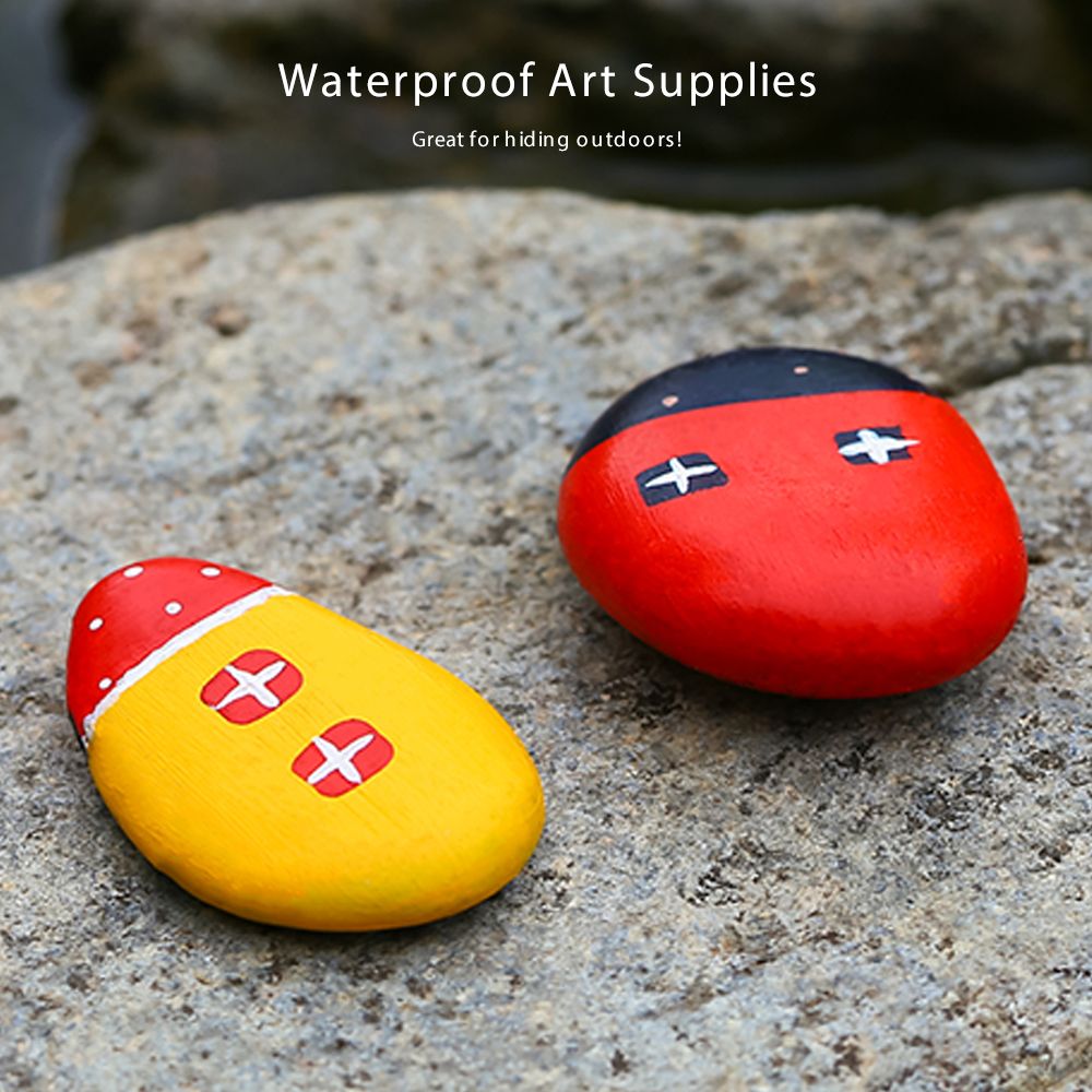 Творчески комплект, Рисуване върху камъни