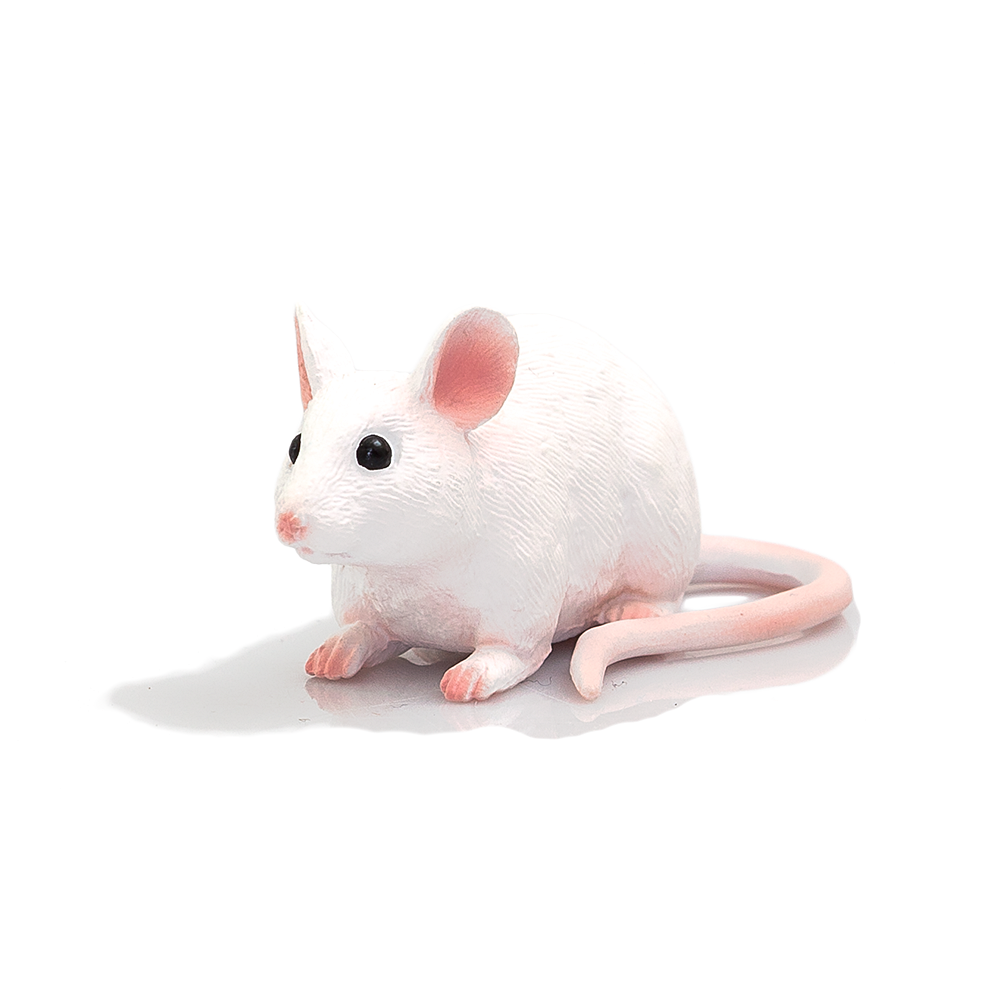 Mojo ANIMAL PLANET, Фигурка за игра и колекциониране, Бяла мишка