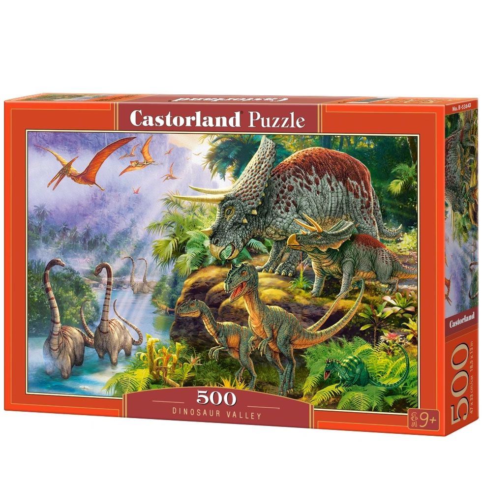 Castorland, Долината на динозаврите, пъзел 500 части