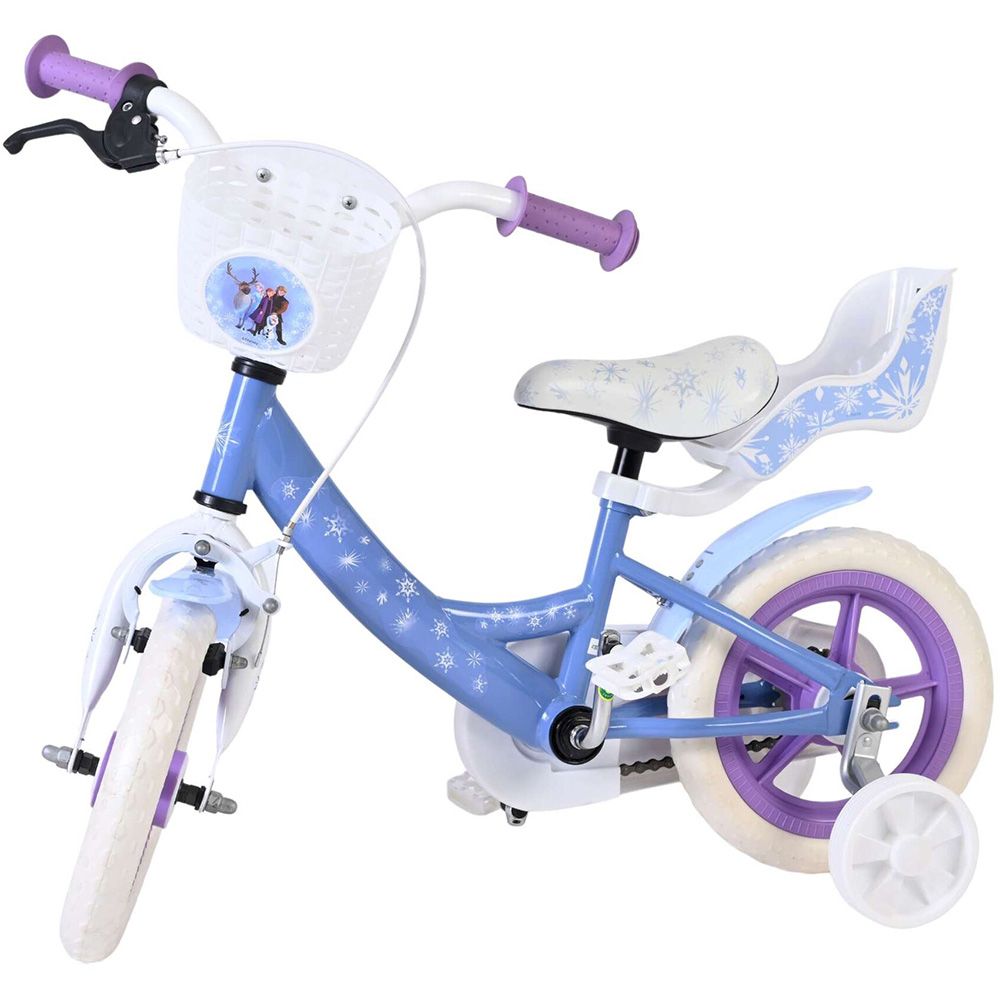 Детски велосипед с помощни колела, Disney Frozen, 12 инча