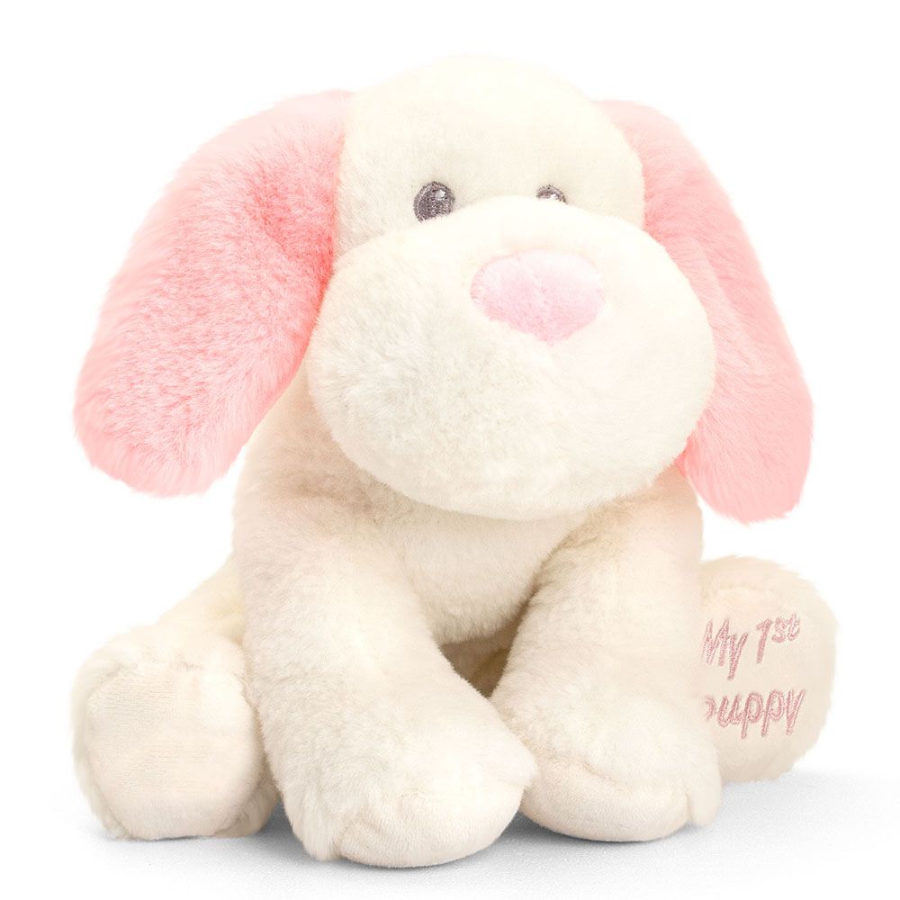 Кученце, Бебешка екологична играчка от серията Keeleco, 20 см