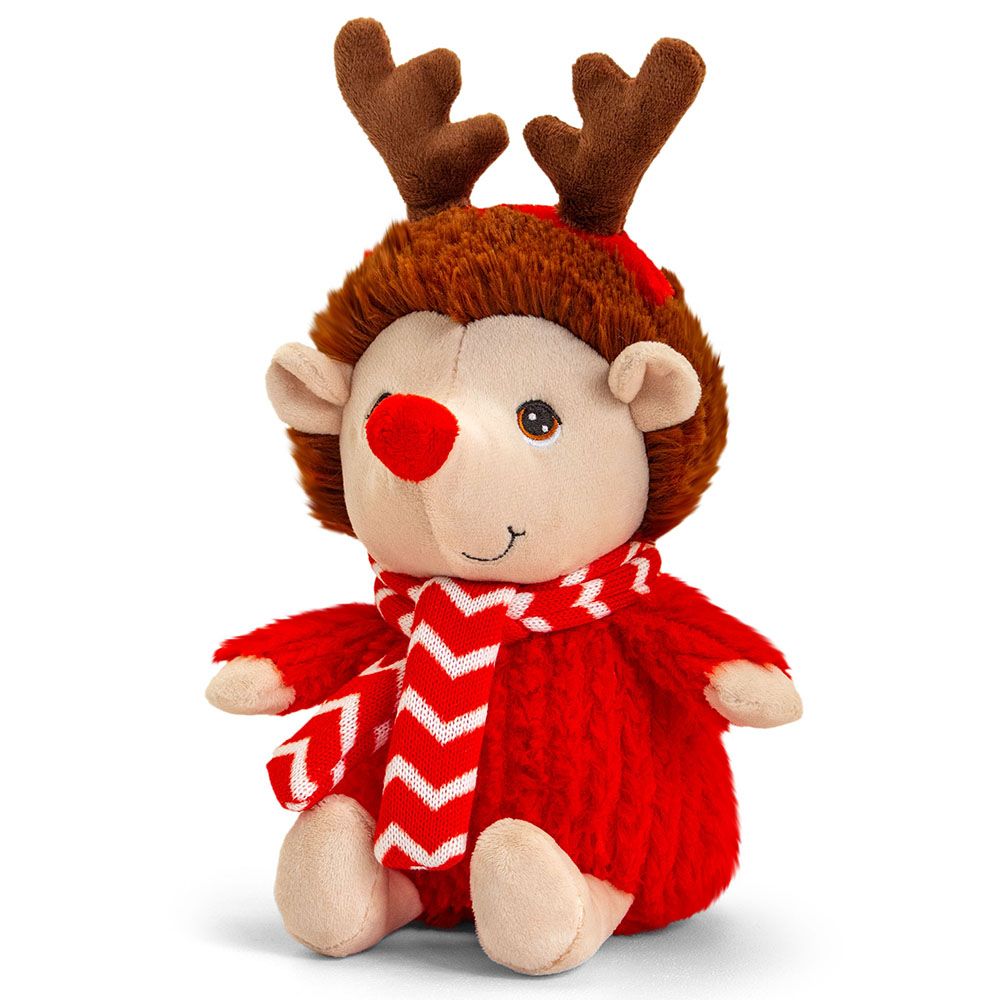 Екологична играчка, Таралежче с коледно облекло, 20 см