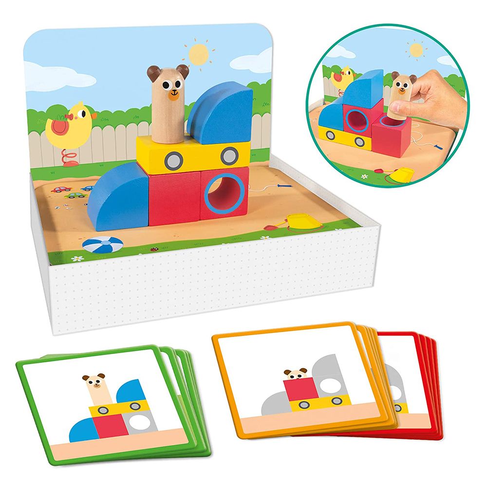 Образователна игра за ориентиране в пространството, Мечо в парка