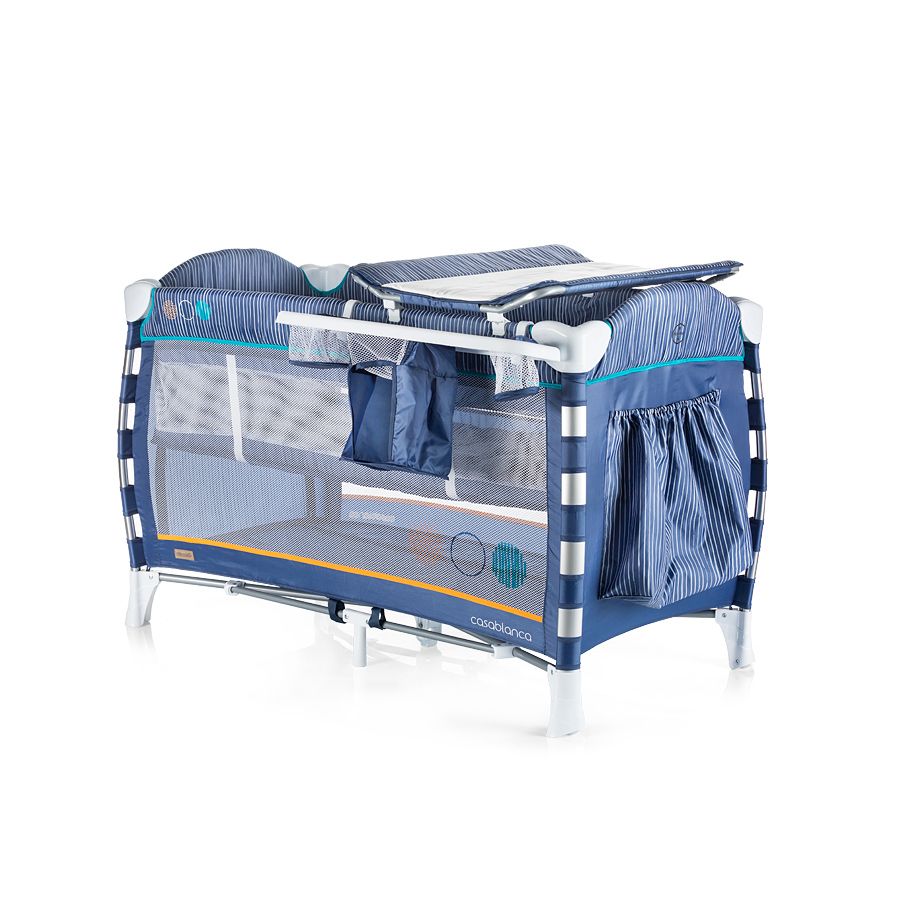 Chipolino, Детска кошара за спане и игра Казабланка Нео, нейви