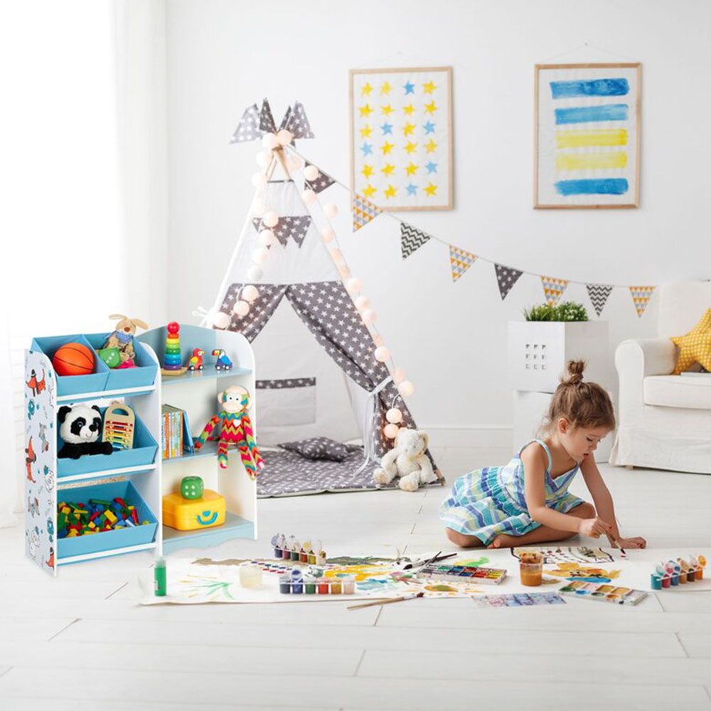 Детски стелаж-органайзер със 7 отделения, Dogo