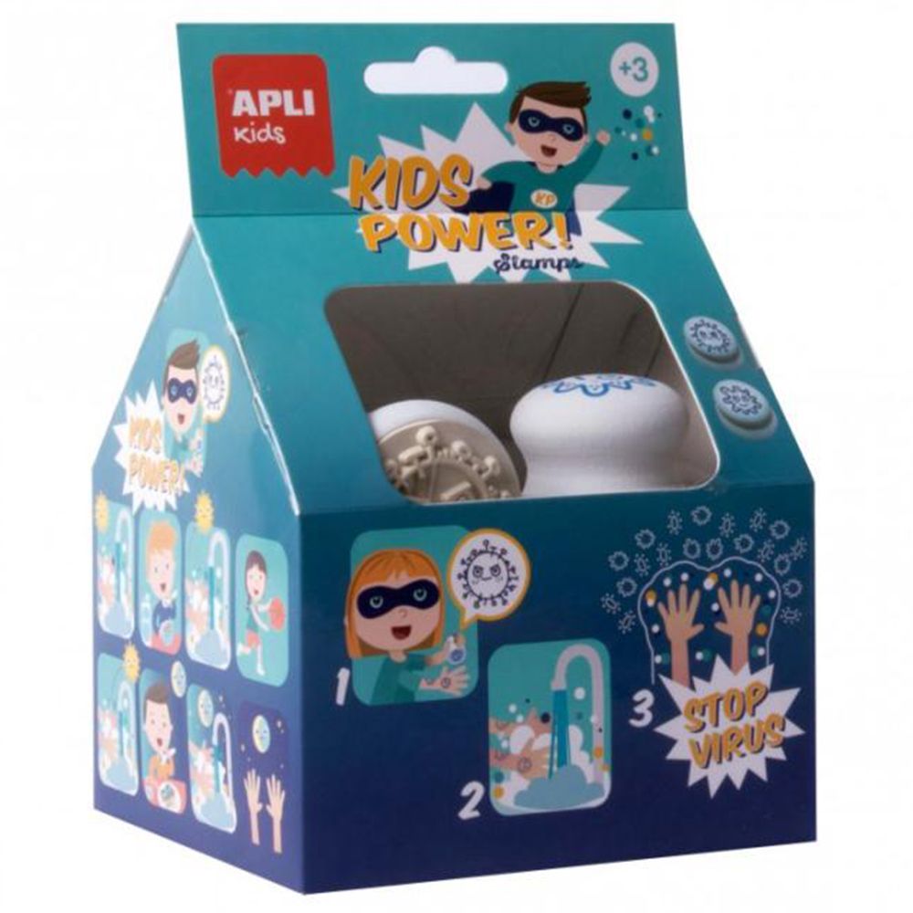 Apli kids, Комплект изтриващи се печати, Изгони вируса