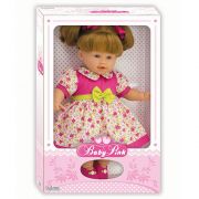 L, Кукла с рокля, Baby Pink, 38 см