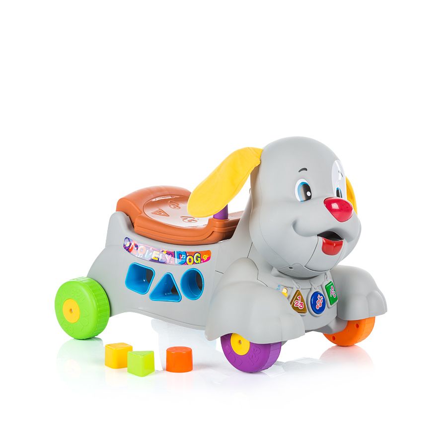 Кола за бутане с крачета, Кученце, , сиво