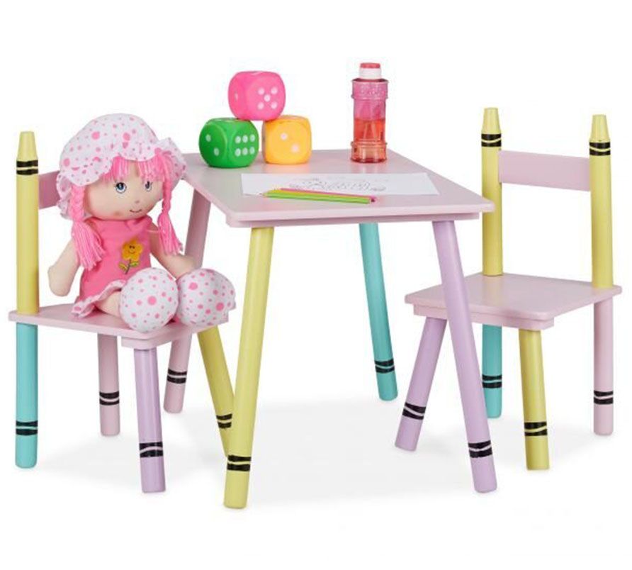 Комплект масичка с два стола, Пастели