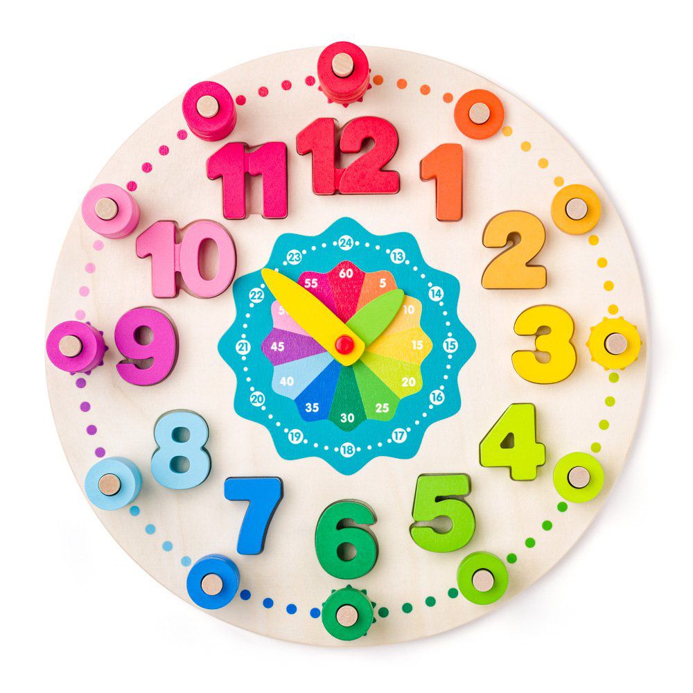 Woodyland, Дидактически часовник с броене на цифрите от 1-12