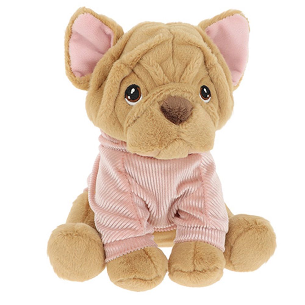 Екологична плюшена играчка, Кученце със суитшърт, 18 см