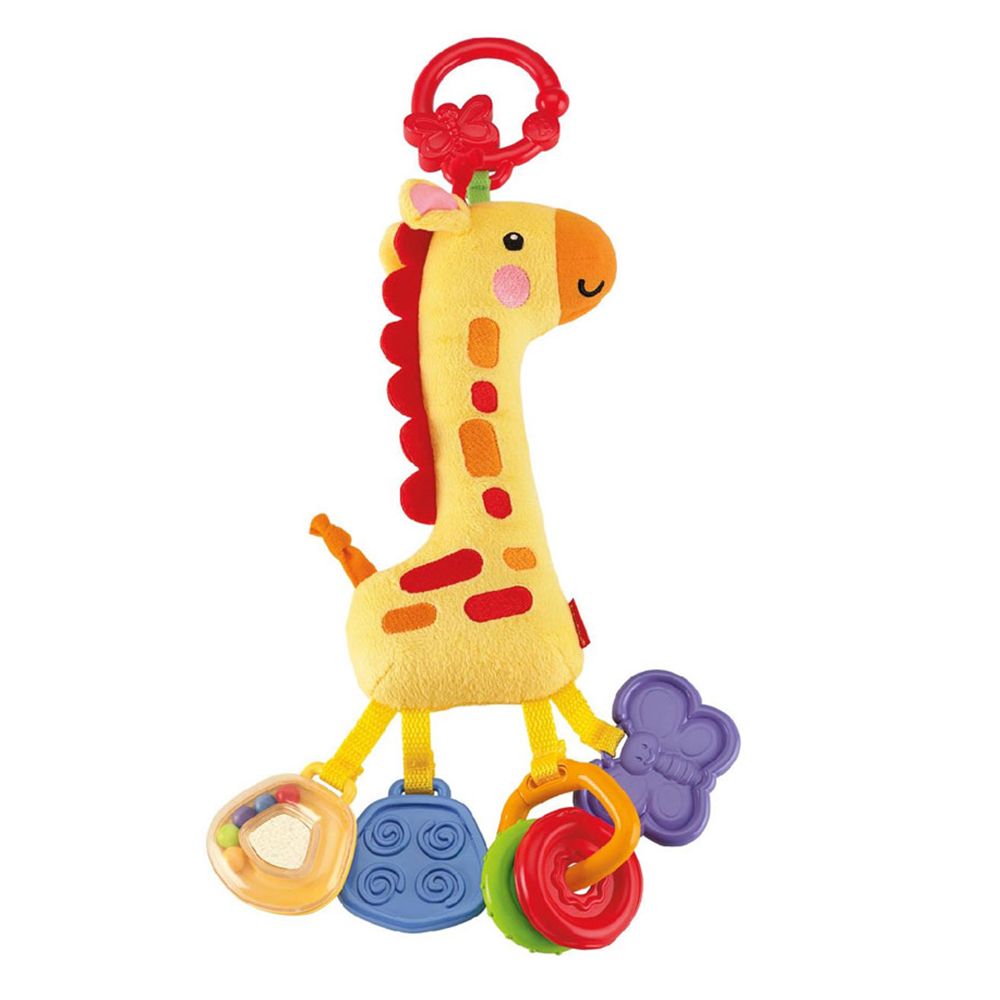 Fisher Price, Бебешка плюшена дрънкалка, Жираф