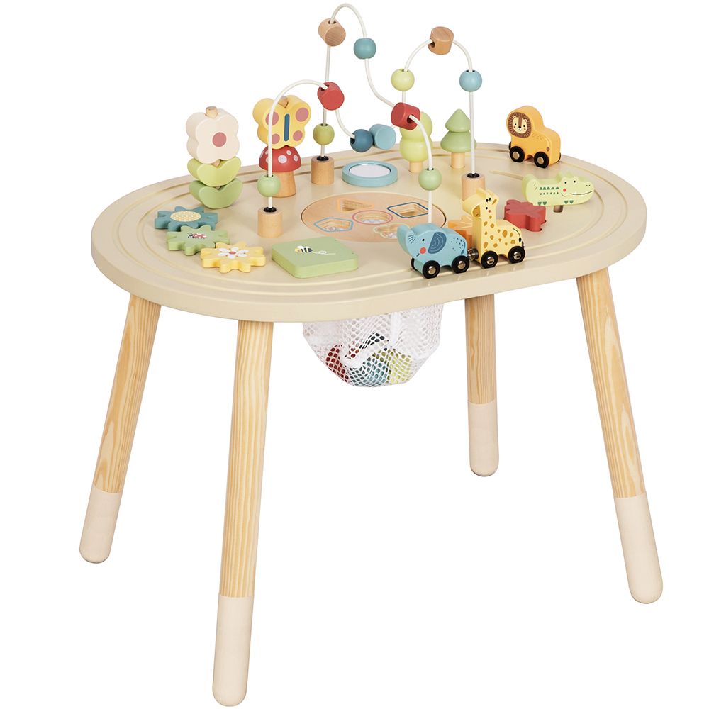 TookyToy, Дървена активна маса за игра, Сафари