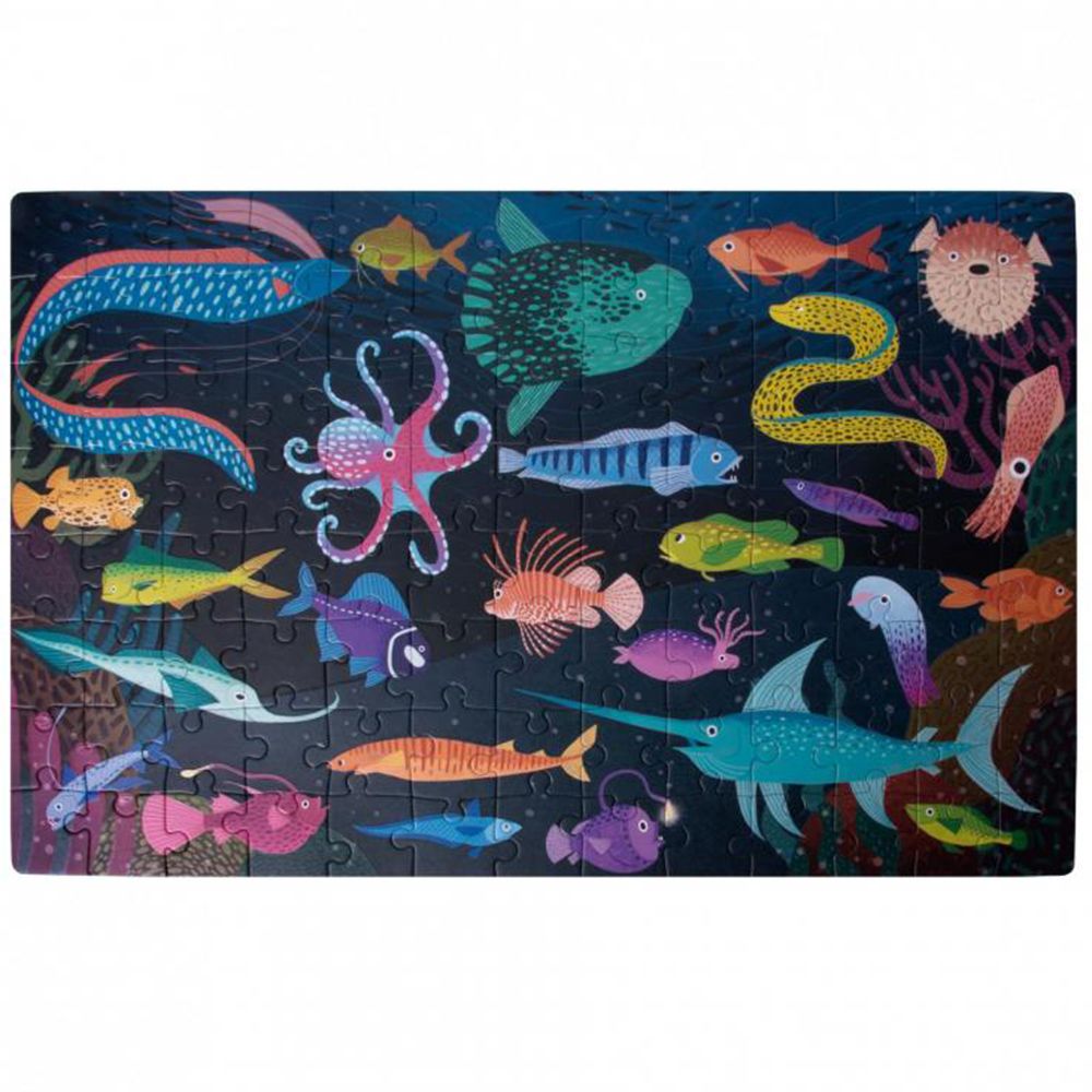 Светещ в тъмното пъзел, Подводен свят, 104 елемента