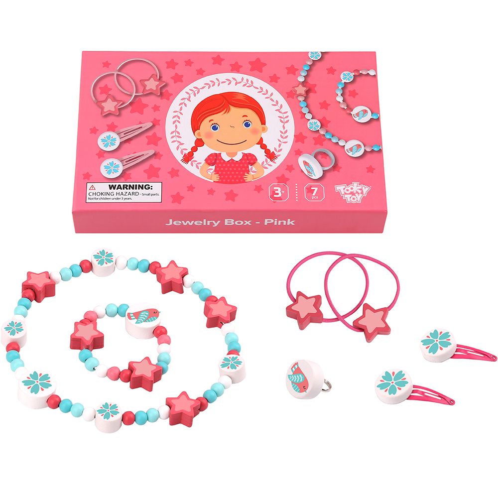 TookyToy, Комплект дървени бижута, Пролет