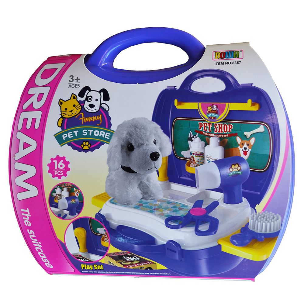 Happytoys, Фризьорски салон с кученце в куфарче