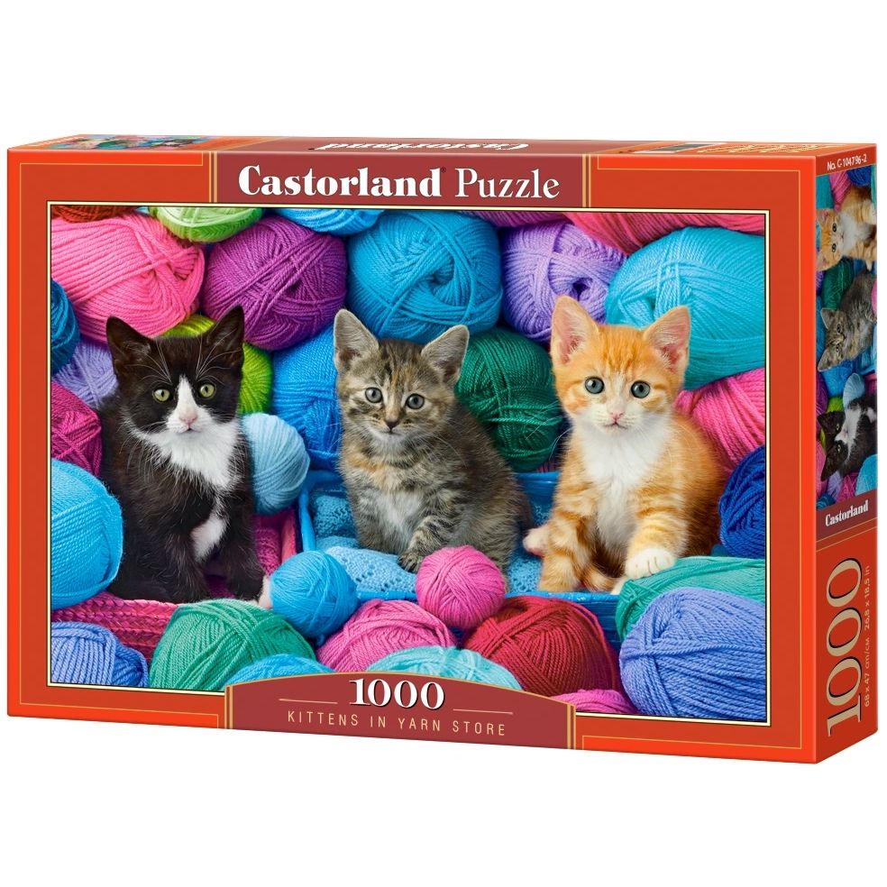 Castorland, Котенца във магазина, пъзел 1000 части