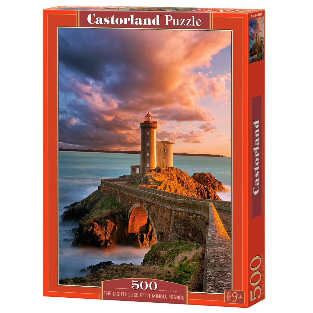 Castorland, Фар, Petit Minou, Франция, пъзел 500 части